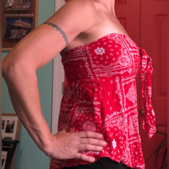No boundaries strapless bandana top - Picture 3 of 8